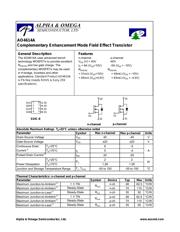 AO4614A Datenblatt PDF