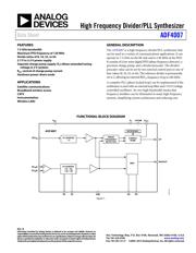 ADF4007BCP-REEL datasheet.datasheet_page 1