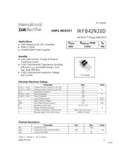 IRFB42N20D datasheet.datasheet_page 1