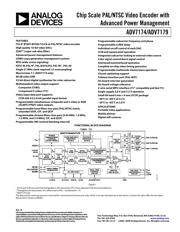 ADV7174KCPZ datasheet.datasheet_page 1