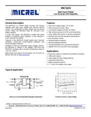 MIC5233-3.3YS-TR Datenblatt PDF