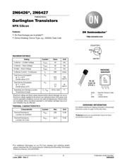 2N6426 Datenblatt PDF