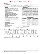 SN74HC164NSR datasheet.datasheet_page 1