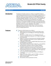 EP1SGX25DF1020C5 datasheet.datasheet_page 1