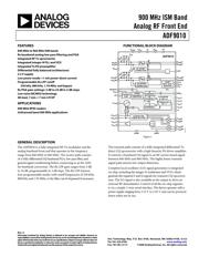 ADF9010BCPZ-RL7 datasheet.datasheet_page 1