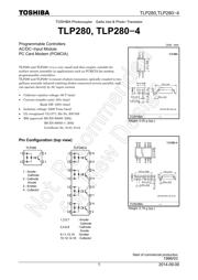 TLP280-4(GB-TP,J,F 数据规格书 1