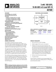 AD7680BRMZ-REEL7 Datenblatt PDF