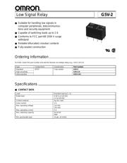 G5V-2 24VDC 数据规格书 1