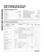 MAX801NCSA+ datasheet.datasheet_page 2