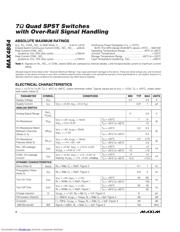 MAX4854 数据规格书 2