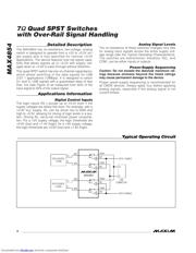 MAX4854 数据规格书 6