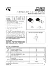 STD5NM50-1 datasheet.datasheet_page 1