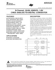 ADS5122CGHK 数据规格书 1