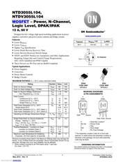 NTD3055L104T4G Datenblatt PDF