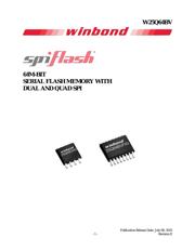 W25Q16DWZPIG 数据规格书 1