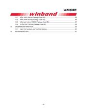 W25Q16DWZPIG 数据规格书 4