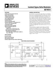 AD7401AYRWZ-RL Datenblatt PDF