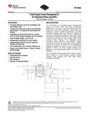 TPS75003RHLR Datenblatt PDF