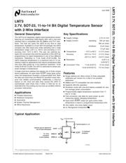 LM73CIMK-0/NOPB datasheet.datasheet_page 1