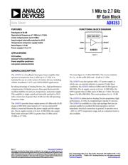 AD8353ACPZ-REEL7 datasheet.datasheet_page 1