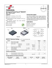 FDMS8333L 数据规格书 1