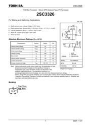 2SC3326 datasheet.datasheet_page 1