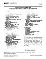 PCM2912 datasheet.datasheet_page 1