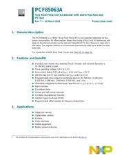 PCF85063ATT/AJ Datenblatt PDF