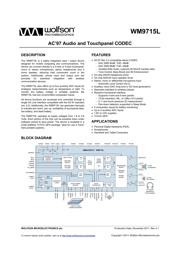 WM9715LGEFL/V 数据手册