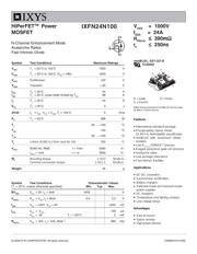 IXFN24N100 datasheet.datasheet_page 1