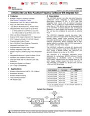 LMX2541SQ2380E/NOPB Datenblatt PDF