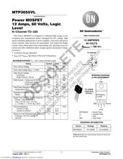 MTP3055VL 数据规格书 1