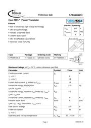 SPP06N80C2 datasheet.datasheet_page 1