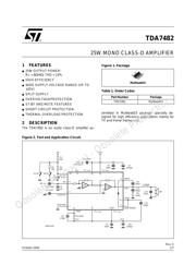 TDA7482 datasheet.datasheet_page 1