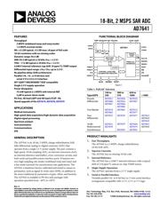 AD7641ASTRL 数据规格书 1