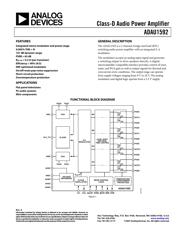 ADAU1592ACPZ datasheet.datasheet_page 1