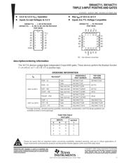 SN74ACT11NSR 数据规格书 1