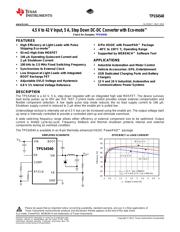 TPS54540DDAR datasheet.datasheet_page 1