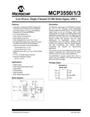 MCP3551-E/MS 数据规格书 1