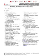 MSP430F5229 datasheet.datasheet_page 1