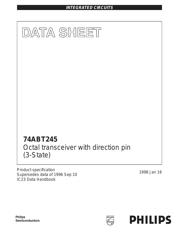 74ABT245 datasheet.datasheet_page 1