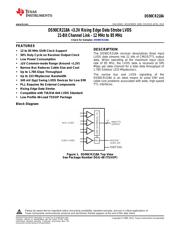 DS90CR218AMTDX/NOPB 数据规格书 1