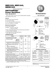 MBR1635 Datenblatt PDF