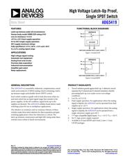 ADG5419BCPZ-RL7 datasheet.datasheet_page 1