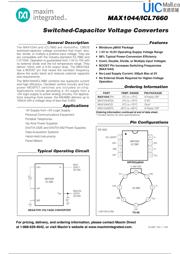 MAX1044ESA+T Datenblatt PDF