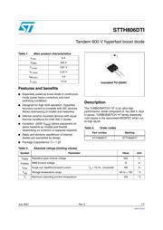 STTH806DT datasheet.datasheet_page 1