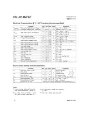 IRLL014NPBF 数据规格书 2