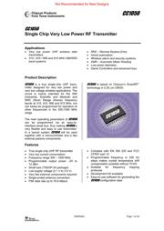 CC1050 datasheet.datasheet_page 1