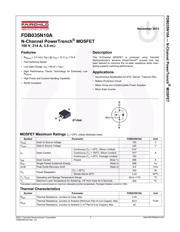 FDB035N10A datasheet.datasheet_page 1