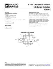 AD8290ACPZ-R7 数据规格书 1